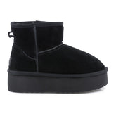 Ghete Piele Naturala Tip UGG  Black - Energy